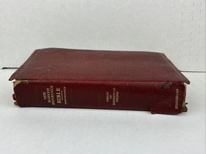 KJV neue markierte Referenzbibel rotes Leder, 1978 15. Druck - Bild 1 von 24