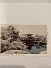 Vtg Postcard The Garden In Winter, The Heian Shrine, Koyoto, Japan A9