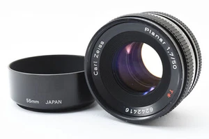 [Exc+5] CONTAX Carl Zeiss Planar T* 50mm f/1.7 AEJ MF Lens C/Y From JAPAN - Picture 1 of 12
