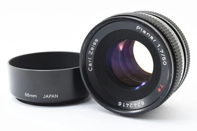 [Exc+5] CONTAX Carl Zeiss Planar T* 50mm f/1.7 AEJ MF Lens C/Y From JAPAN - Image 1 of 4
