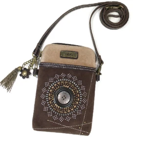 Charming Chala Buttons n' Bling Cell Phone Purse Mini Crossbody Bag - Picture 1 of 3