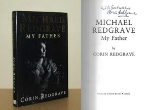 Corin Redgrave - Michael Redgrave My Father - Signed - 1st/1st 1995 First Ed DJ - Picture 1 of 5
