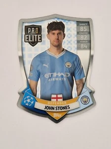 SH 1 JOHN STONES PRO ELITE TOPPS MATCH ATTAX 23/24 MANCHESTER CITY - Imagen 1 de 1