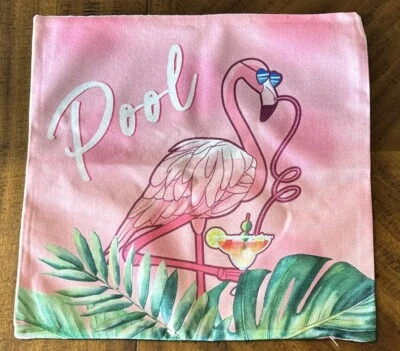 Funda de Almohada Funda Carcasa Piscina Costera Flamenco SIN INSERTO DE ALMOHADA-SOLO CARCASA Foto 1 de 2