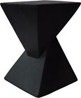 New Tess Black Stone Outdoor Accent Table