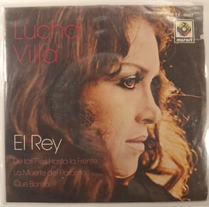 LUCHA VILLA - EL REY - 1974 MEXICAN 7" EP PS, RANCHERAS - Picture 1 of 4