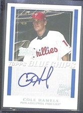2003 Topps Blue Chips Autograph #TT-CH Cole Hamels