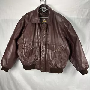 GIACCA IN PELLE AVIATORE UOMO AVVENTURE BOUND ORIGINALS BY WILSONS TAGLIA 1X - Foto 1 di 16