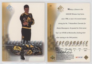 2000 SP Authentic Performance Overdrive Silver /250 Michael Waltrip #53