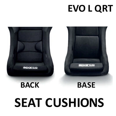 Sparco Seat Cushions for EVO L QRT Racing Seat to Improve Comfort and Fit — 第 1/4 张图片