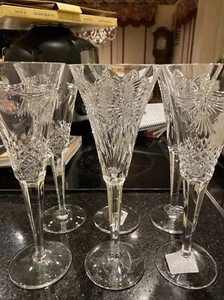 🔮NUEVAS Flautas para tostar champán Waterford Crystal Millenium 3 Paz 3 Felicidad - Imagen 1 de 3