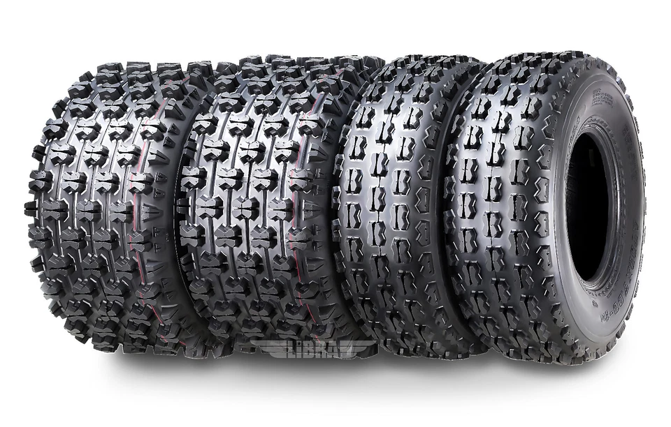 Set 4 Wanda Sport ATV tires 22x7-10 & 20x11-9 GNCC Race 2006-2017 Can Am DS 250 - Image 1 of 4