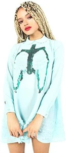 IRON FIST DAMEN DEAD MERMAID WANDERKLEID BLAU - Bild 1 von 1