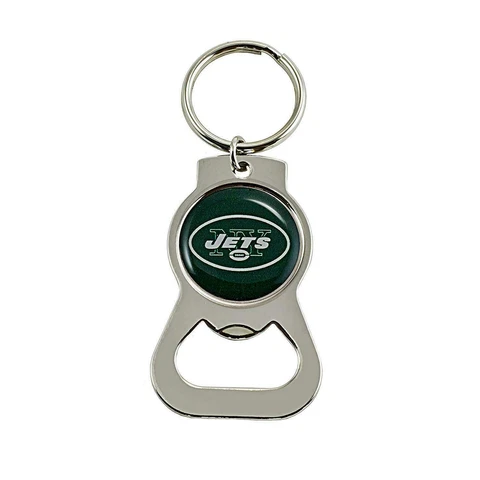 New York Jets Bottle Opener Key Ring NFL Football Key Chain  factory packaging Cover