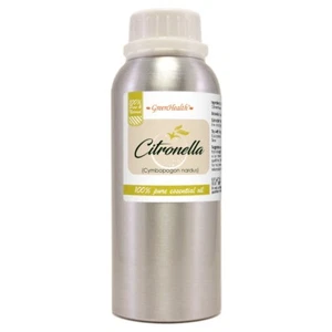 Bulk 8 fl oz Citronella Essential Oil (100% Pure & Natural) in Aluminum Bottle - Picture 1 of 11