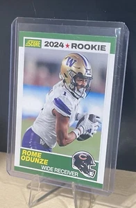 2024 Score - Rookies Red #309 Rome Odunze (RC) - Picture 1 of 3