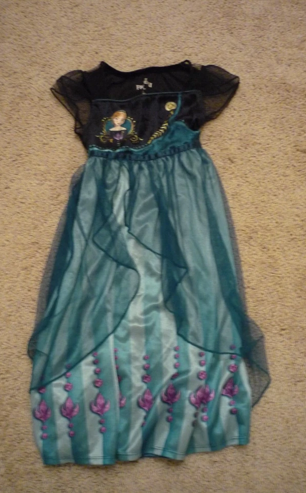 Disney Frozen 2 Princess Anna Girls Dress-XS costume - Image 1 of 1