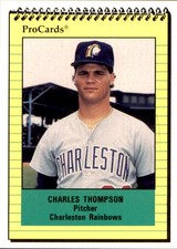 1991 Charleston Rainbows ProCards #95 Charles Thompson Four Oaks North Carolina 