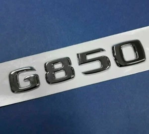 CHROME * G850 * TRUNK LETTER EMBLEM BADGE SET FOR MERCEDES BENZ G-CLASS AMG - Picture 1 of 2