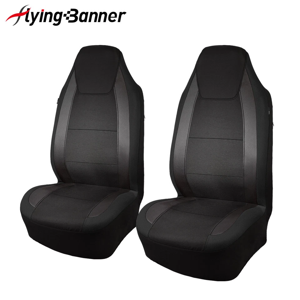 Car Seat Covers Universal Front Set Armrest Back Pocket High Back for Armrest - Image 1 of 1