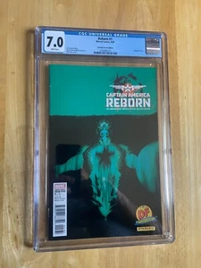 CAPTAIN AMERICA: REBORN #1 CGC 7.0! ALEX ROSS NEGATIVCOVER! - Bild 1 von 5