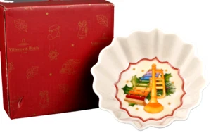 VILLEROY & BOCH Mini Ciotola Giocattolo Fantasia Piatto Decorazione Natalizia Nuovo con scatola - Foto 1 di 5