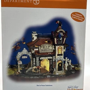 DEPT 56 Snow Village Halloween Rest In Peace Grabsteine 54608 Haunted Neu Versiegelt - Bild 1 von 12