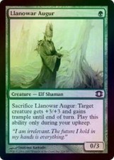Llanowar Augur  FOIL Future Sight MtG LP