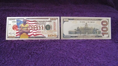 Billete de Kobe Bryant NBA LA Lakers tarjeta no novato baloncesto tarjetas coleccionables MVP Foto 1 de 3