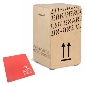 Mecanismo de percusión CP404 natural cajón + cojín de asiento keepdrum rojo - Imagen 1 de 6