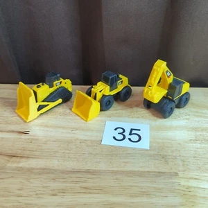 CAT Caterpillar Plastic Construction Vehicles Lot of 3 - Picture 1 of 4