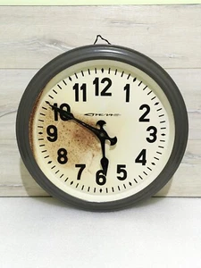 15" Vntg Industrial Wall Clock Soviet Era School Wall Clock For Restoration #4 - Picture 1 of 10