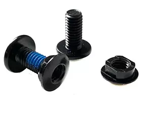 Union fijaciones para snowboard - juego de tuercas en T y pernos para tazas de talón x 2 - Imagen 1 de 2