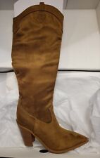 New In Box!! Kliva 2 Medium Natural Suede Nine West Tall Boots Women's Size 7
