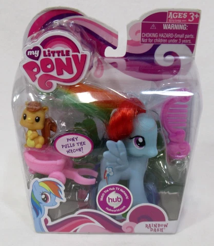 2010 Hasbro My Little Pony Rainbow Dash New Sealed Cover