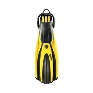 Open Box Mares Avanti SuperChannel Open Heel Fin with Bungee Strap - Yellow, SM - Picture 1 of 1