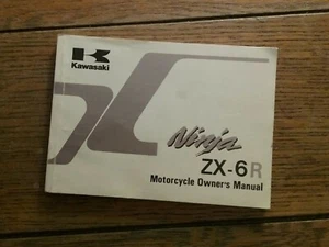 KAWASAKI ZX6 F 2 MANUAL DEL PROPIETARIO / MANUAL / FOLLETO - Imagen 1 de 2