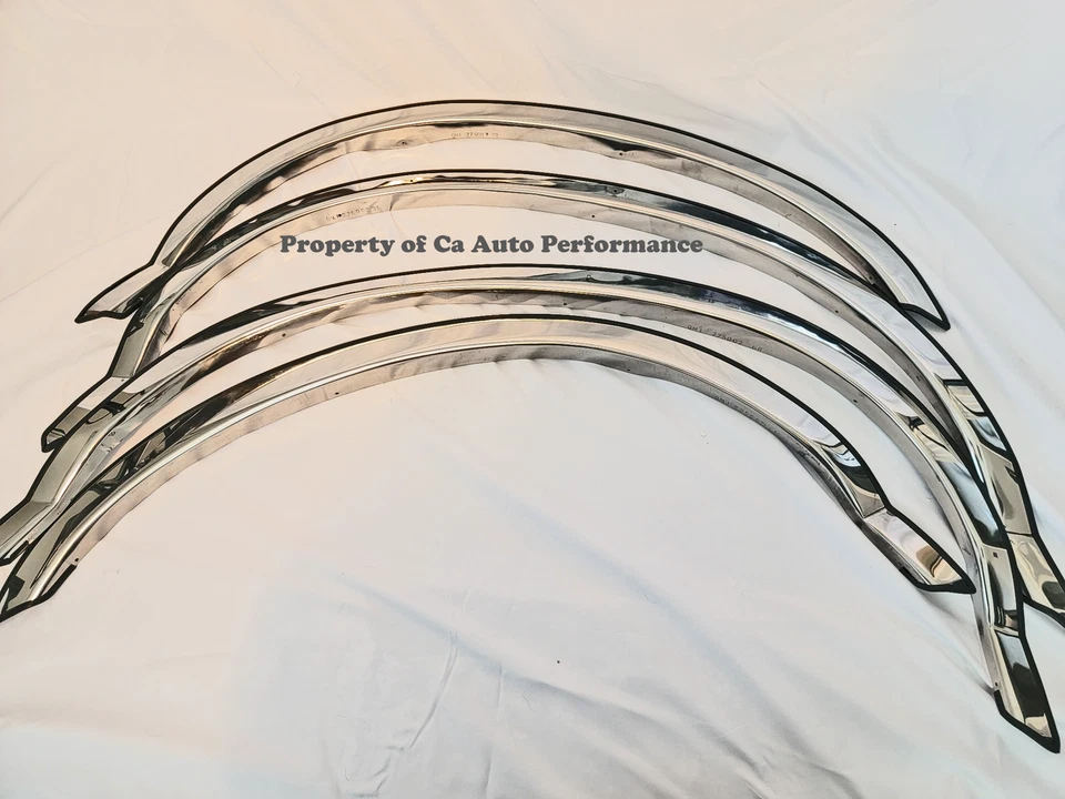 Fits Ford F-150 and Bronco 1987-1996 Chrome Polished Stainless Fender Trim 2" Foto 1 de 4