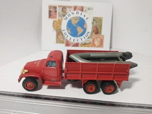 Pmpb4-0201 Firefighters Truck Solido Corsican Navy Zodiac Boat Gmc 1/50 - Picture 1 of 2