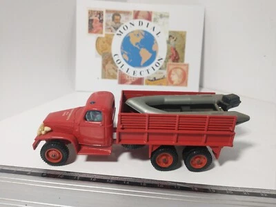 PMPB4-0201 Camion Dei Pompieri Solido Marini Corsica Barca Zodiac GMC 1/50 - Immagine 1 di 2