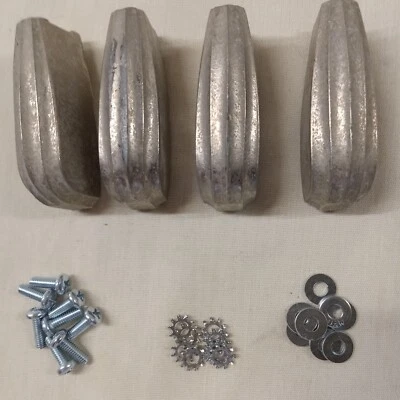 Four Slingerland Large Beavertail Lugs - Image 1 of 3