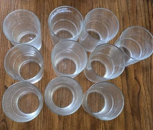 Juego de 10 vasos apilables IKEA Svepa 10288 hechos en Italia 4,75" - Imagen 1 de 6