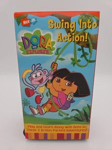 Dora the Explorer - Swing Into Action (VHS, 2001) Tested Fast Free Shipping - Picture 1 of 12