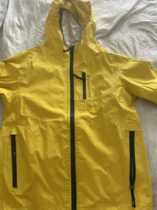 Vineyard Vines Kids Performance Jacket Yellow Hooded Size S (8–10) Waterproof - Picture 1 of 4