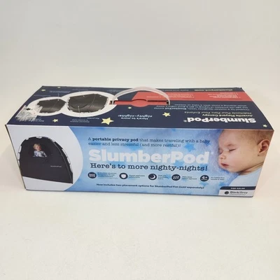 Slumberpod Privacy Pod Blackout Canopy Viaje Dormir Edad Espacial 4 Meses en adelante Foto 1 de 4