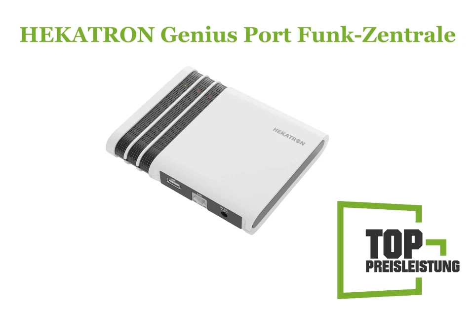 HEKATRON Genius Port Funk-Zentrale für Genius Plus X und Hx Rauchwarnmeldern - Bild 1 von 1
