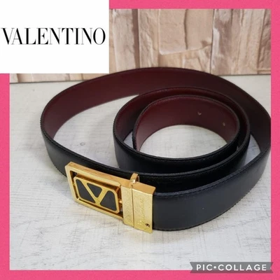 Cinturón Valentino Hombre Dorado Negro Elegante Edición Limitada Muy Buen Estado Productos Populares Moda Foto 1 de 3