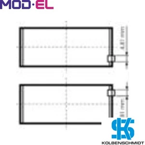 CONROD BEARING SET 77845600 FOR MIDR06.23.56A/41/23.56B/41/23.56A/3 11.1L 6cyl - Picture 1 of 6