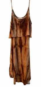 Women’s 5th And Love Dress Acid Wash Brown Size XL - Picture 1 of 4