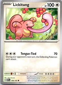 Lickitung 108/165 Common SV: Scarlet & Violet 151 - Bild 1 von 2